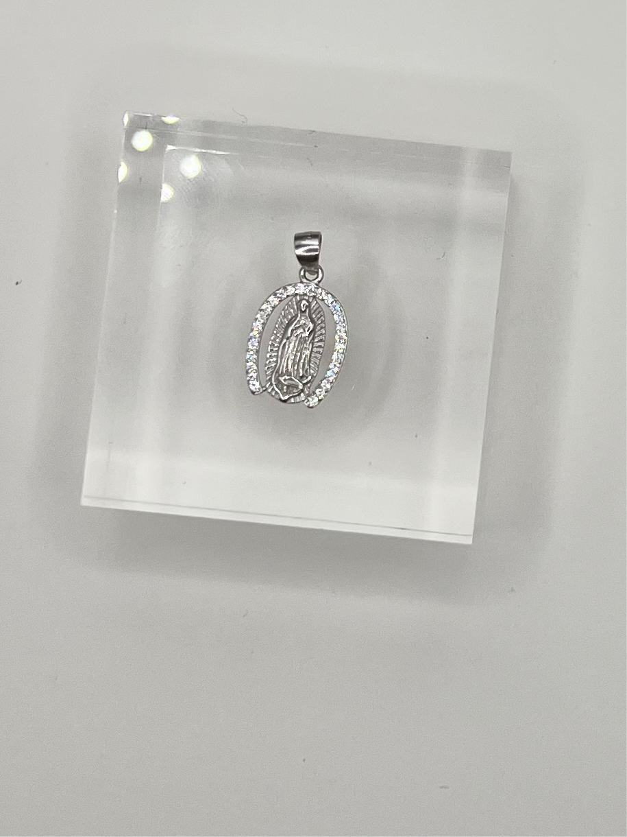 Virgin Mary 925 Sterling Silver Pendant