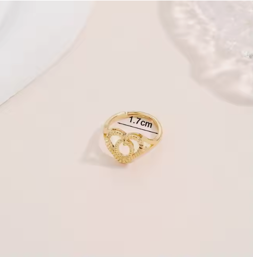 Initial Gold Ring