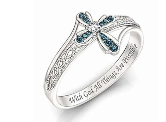 With God All Things Are Possible Ring