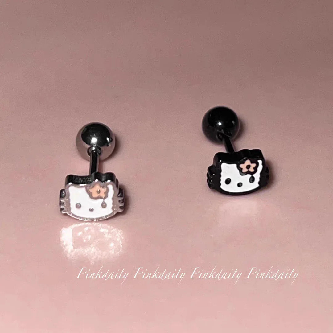 HK Titanium steel Earrings
