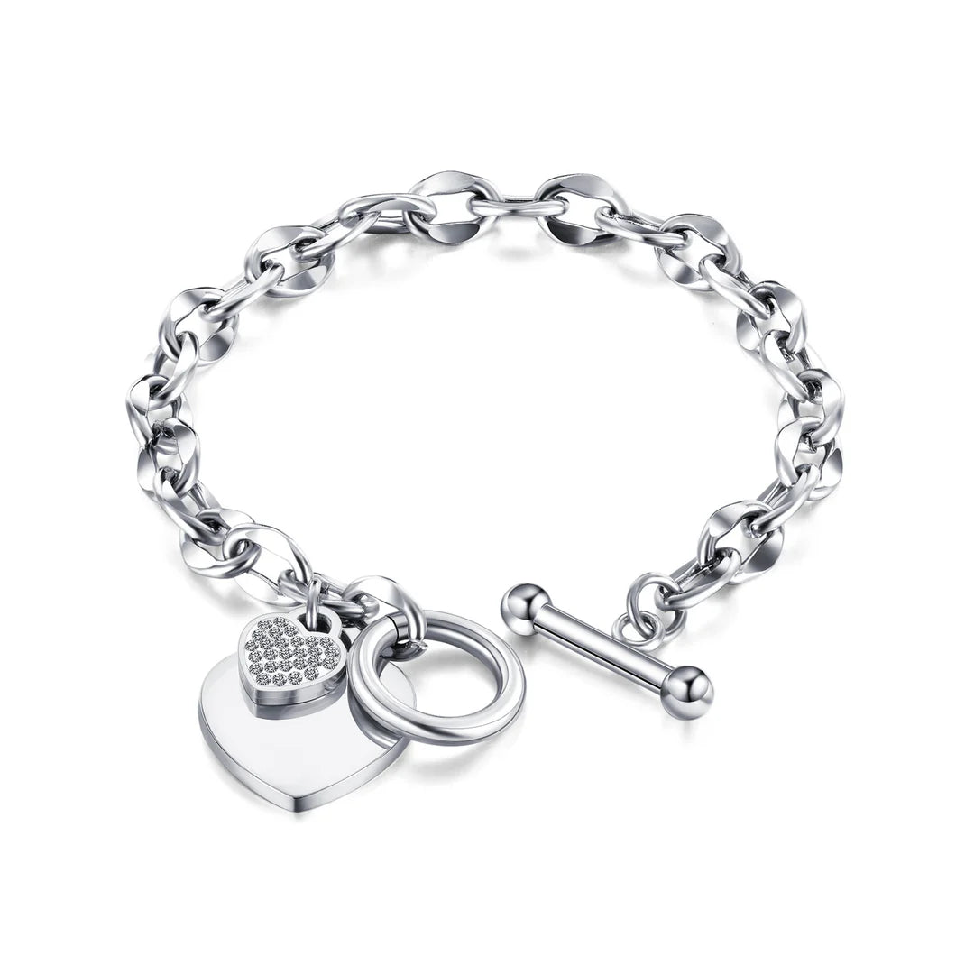 Classic Heart Charm Bracelet