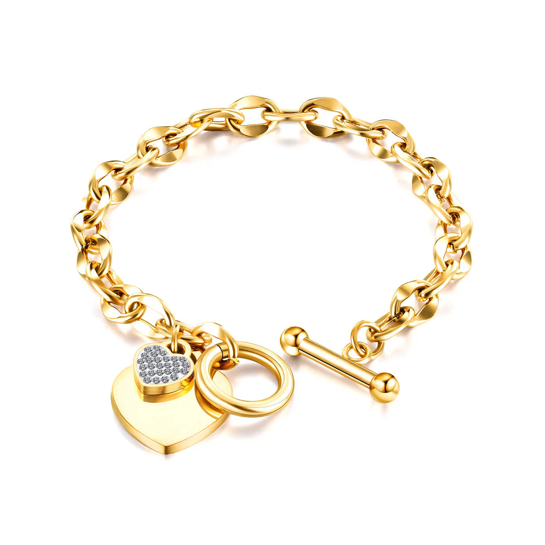 Classic Heart Charm Bracelet