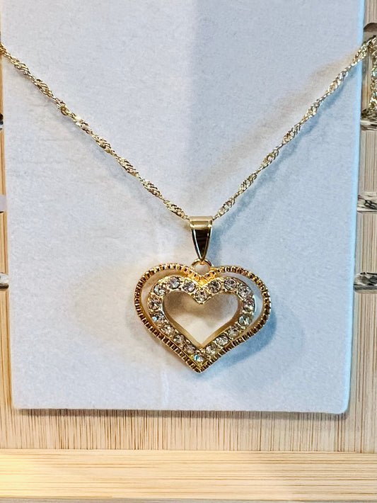 Gold Heart Necklace