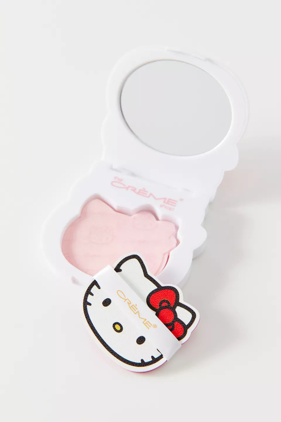 THE CREME SHOP HELLO KITTY MATTIFYING BLOTTING PAPER AND REUSABLE MIRROR COMPACT