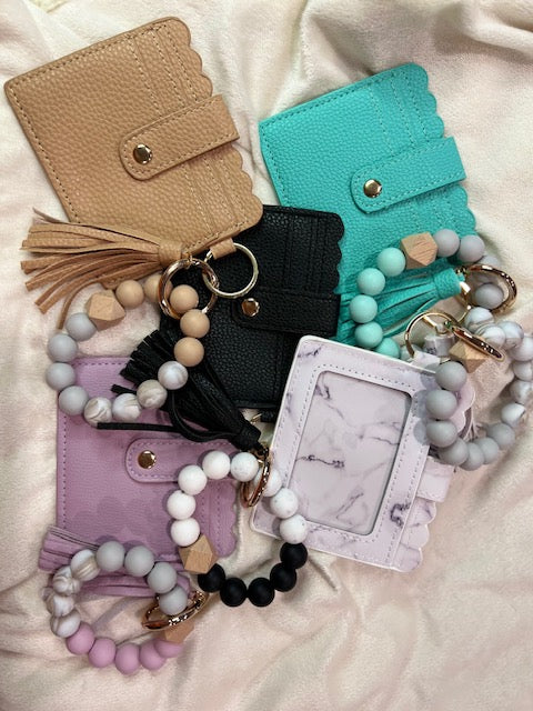 Key Ring Wallet Bracelets