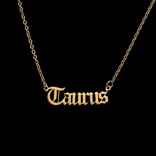 Zodiac Necklace Gold