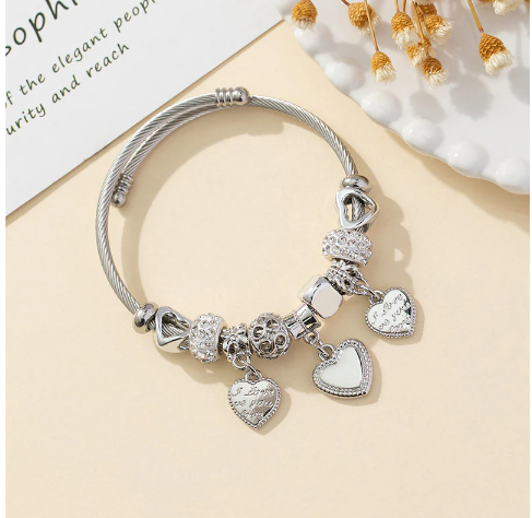 I Love You Charm Bracelet