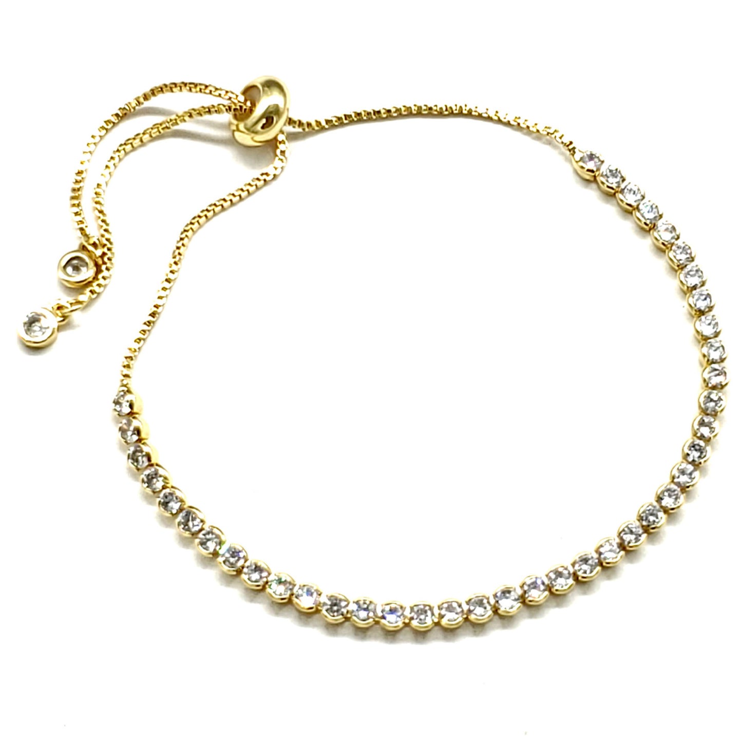 Gold Dainty Tennis Bracelet